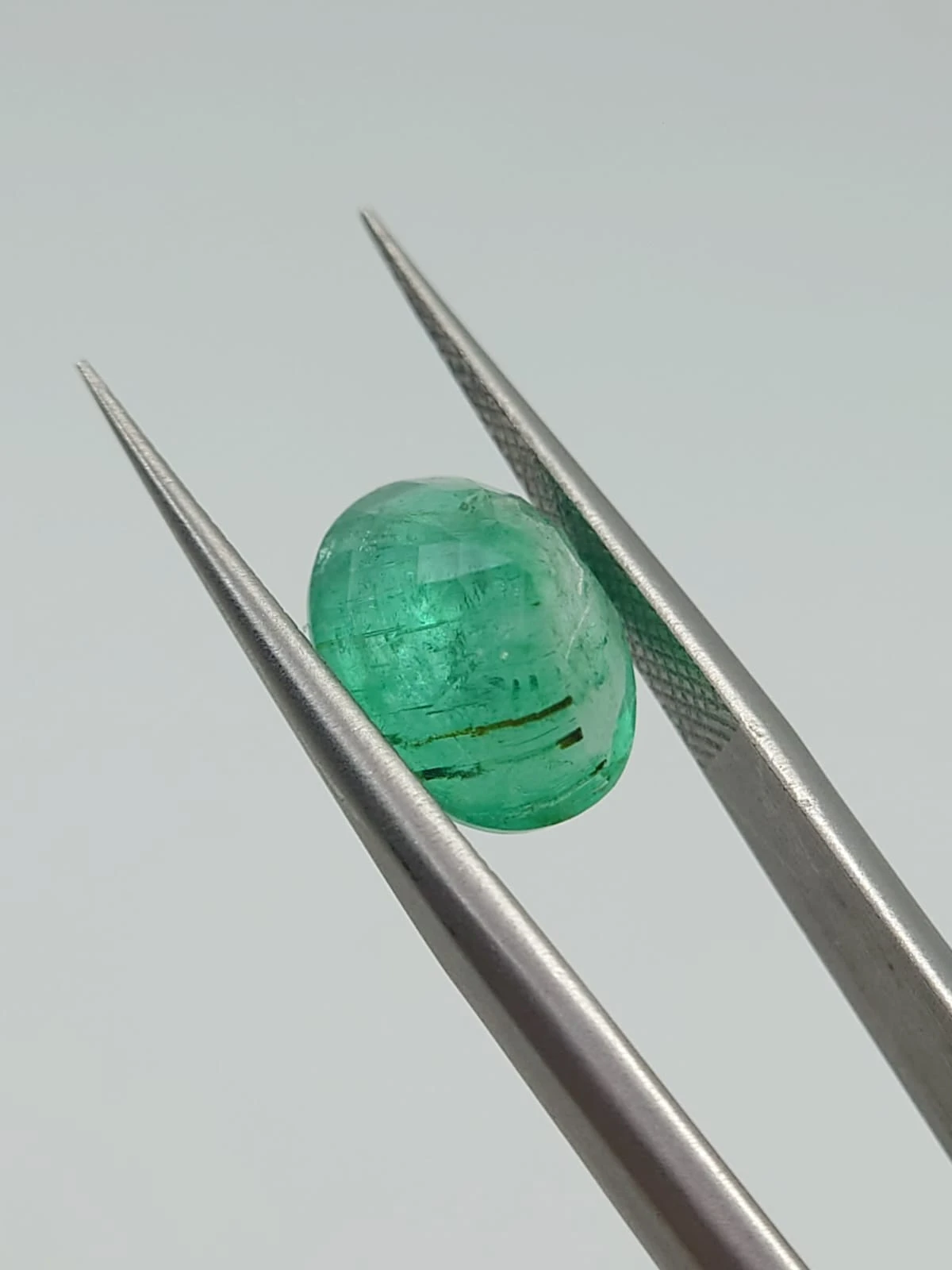 3.72ct Natural Emerald Oval Cut From Panjshir Afghanistan — view 2